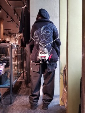 「BOW WOW（バウワウ）のアイテム（ブルゾン）」を使った、あやさん（レディース・170cm）の秋コーディネート