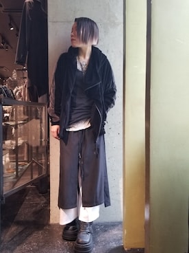 「KMRii」｜「アイテム（ブルゾン）」を使った、あやさん（レディース・170cm）の秋コーディネート