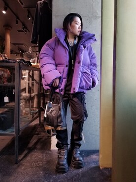 「A.A.Spectrum（エーエースペクトラム）のアイテム（ジャケット/アウター）」を使った、あやさん（レディース・170cm）の秋コーディネート