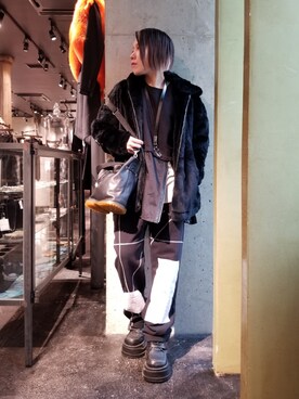 あやさん（レディース・170cm）の冬コーディネート