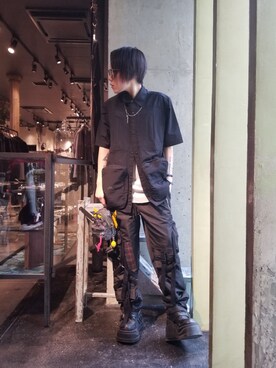 「KMRii」｜「アイテム（アクセサリー）」を使った、あやさん（レディース・170cm）の冬コーディネート