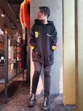 「READY MADES（レディーメイド）のアイテム」を使った、あやさん（レディース・170cm）の冬コーディネート