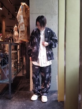 「Azuma.（アズマ）のアイテム（ジャケット/アウター）」を使った、あやさん（レディース・170cm）の春コーディネート