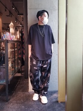 「Azuma.（アズマ）のアイテム（パンツ）」を使った、あやさん（レディース・170cm）の春コーディネート