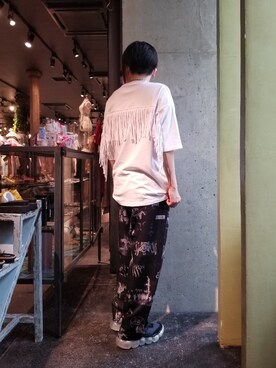 「Azuma.（アズマ）のアイテム（パンツ）」を使った、あやさん（レディース・170cm）の夏コーディネート