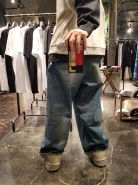 「ISAMU KATAYAMA BACKLASH（イサムカタヤマバックラッシュ）のアイテム」を使った、あやさん（レディース・170cm）の夏コーディネート
