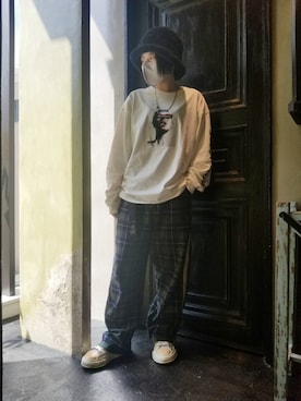 「A.A.Spectrum（エーエースペクトラム）のアイテム」を使った、あやさん（レディース・170cm）の秋コーディネート