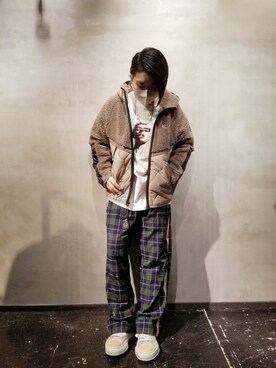 「A.A.Spectrum（エーエースペクトラム）のアイテム」を使った、あやさん（レディース・170cm）の秋コーディネート