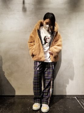 「A.A.Spectrum（エーエースペクトラム）のアイテム」を使った、あやさん（レディース・170cm）の秋コーディネート