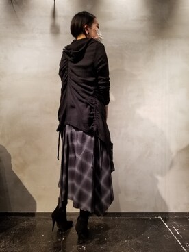 「KMRii（ケムリ）のアイテム」を使った、あやさん（レディース・170cm）の秋コーディネート