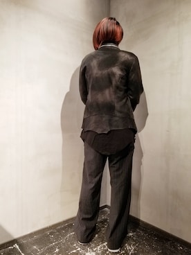 「KMRii（ケムリ）のアイテム」を使った、あやさん（レディース・170cm）の冬コーディネート