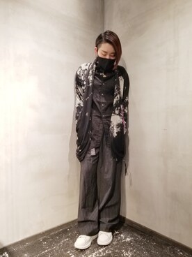 「KMRii（ケムリ）のアイテム」を使った、あやさん（レディース・170cm）の冬コーディネート