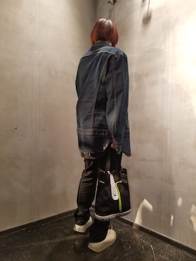 「BACKLASH（バックラッシュ）のアイテム（ブルゾン）」を使った、あやさん（レディース・170cm）の冬コーディネート