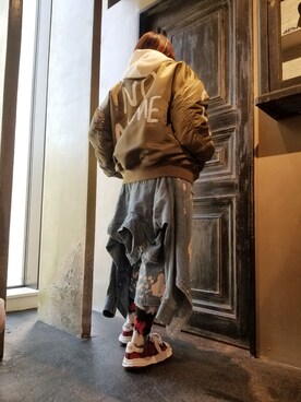 あやさん（レディース・170cm）の冬コーディネート
