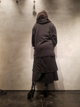 「ADDICT NOIR（アディクトノアー）のアイテム」を使った、あやさん（レディース・170cm）の春コーディネート