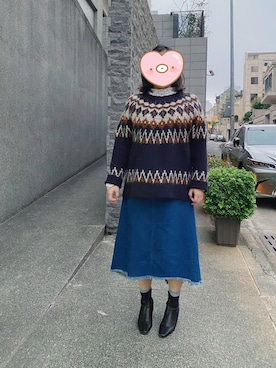 Amberさん(レディース・155cm)の冬コーディネート