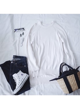 「アイテム（腕時計）」を使った、atelier bloomさん（レディース・152cm）の春コーディネート