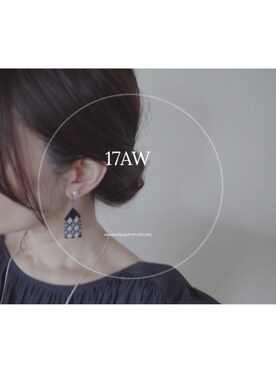 「atelier bloom（アトリエブルーム）のアイテム（アクセサリー）」を使った、atelier bloomさん（レディース・152cm）の秋コーディネート