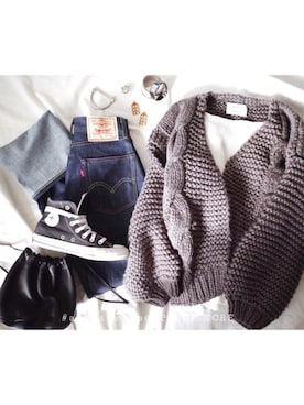 「FILL THE BILL（フィルザビル）のアイテム」を使った、atelier bloomさん（レディース・152cm）の秋コーディネート