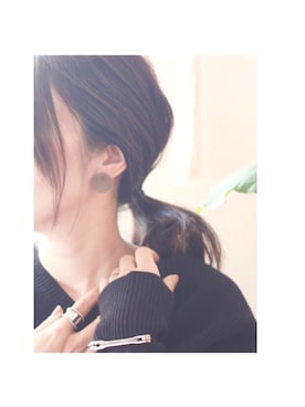 「Soierie（ソワリー）のアイテム」を使った、atelier bloomさん（レディース・152cm）の冬コーディネート