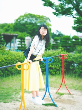 「HEAD（ヘッド）のアイテム」を使った、なばなさん（レディース・159cm）の夏コーディネート