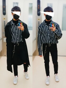 ぴーらおさん(メンズ・170cm)の冬コーディネート