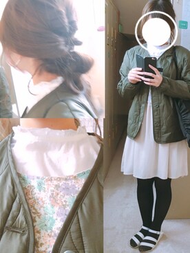 「Linetta（リネッタ）のアイテム」を使った、ひかりさん（レディース・162cm）の春コーディネート