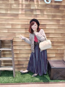 「サッシュベルト」｜「アイテム（その他）」を使った、miss＊さん（レディース・148cm）の秋コーディネート
