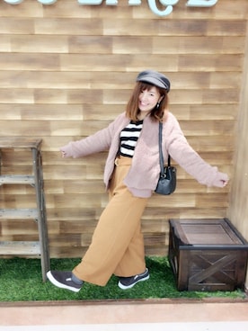 「リバーシブル」｜「アイテム（スリッポン）」を使った、miss＊さん（レディース・148cm）の秋コーディネート