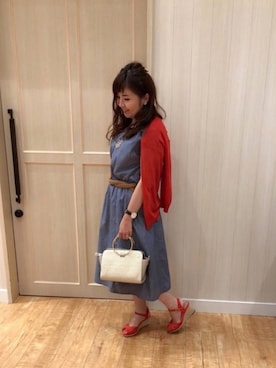 「マリン」｜「アイテム（シャツワンピース）」を使った、miss＊さん（レディース・148cm）の夏コーディネート