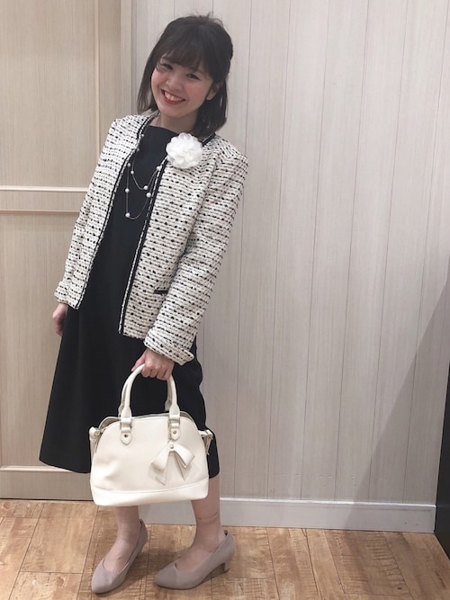 Miss Shoo La Rue Shoo La Rueのノーカラージャケットを使っ