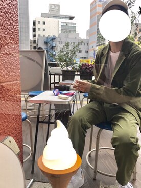「niko and...（ニコアンド）のアイテム（ナイロンジャケット）」を使った、れいさん（メンズ・173cm）の夏コーディネート