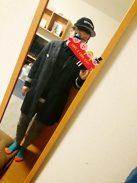 「DANTON（ダントン）のアイテム（デニムジャケット）」を使った、ショウさん（メンズ・168cm）の春コーディネート