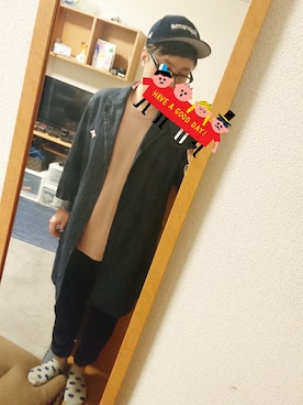 「DANTON（ダントン）のアイテム（デニムジャケット）」を使った、ショウさん（メンズ・168cm）の春コーディネート