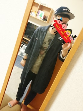 「DANTON（ダントン）のアイテム（デニムジャケット）」を使った、ショウさん（メンズ・168cm）の春コーディネート