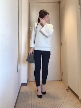 「ICB（アイシービー）のアイテム」を使った、cheekさん（レディース・153cm）の冬コーディネート
