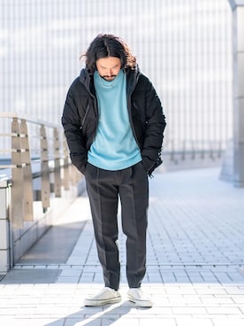 松田 恭一さん(メンズ・168cm)の冬コーディネート