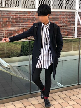 SHINさん（メンズ・175cm）の冬コーディネート