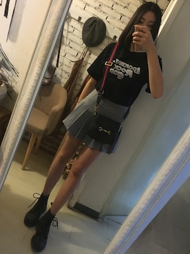 「AAのアイテム」を使った、GRttttt-さん（レディース・175cm）の秋コーディネート