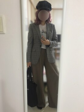 「アパレルスタッフ」｜「アイテム（キャスケット）」を使った、milenさん（レディース・165cm）の夏コーディネート