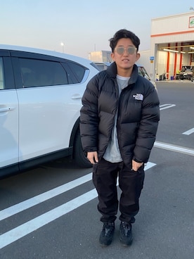 「SunKu（サンク）のアイテム（アクセサリー）」を使った、okatashiさん（メンズ・156cm）の冬コーディネート