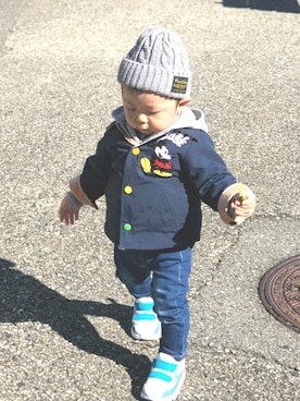 Ren10Hinaさん（キッズ・80cm）の秋コーディネート