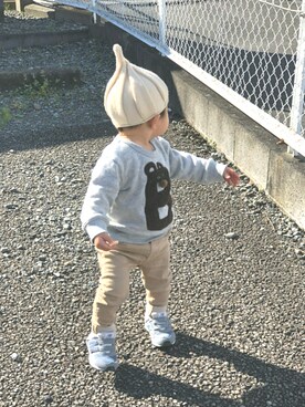 Ren10Hinaさん（キッズ・80cm）の冬コーディネート