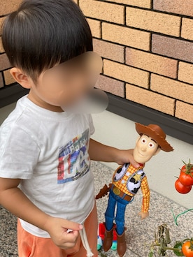 「BUDDY Lee（バディーリー）のアイテム（トップス）」を使った、Ren10Hinaさん（キッズ・90cm）の夏コーディネート