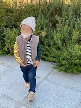 Ren10Hinaさん（キッズ・90cm）の秋コーディネート