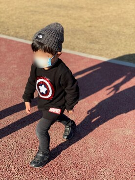 Ren10Hinaさん（キッズ・90cm）の冬コーディネート