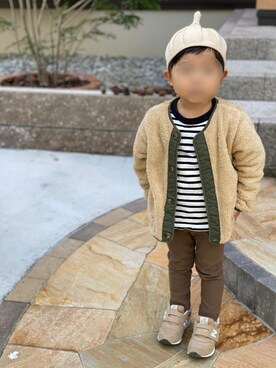 Ren10Hinaさん（キッズ・90cm）の冬コーディネート