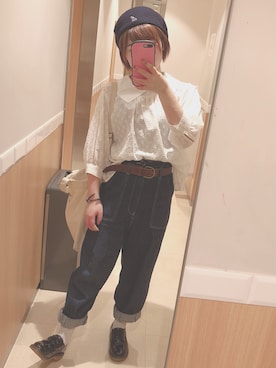 「cepo（セポ）のアイテム（トートバッグ）」を使った、yukiさん（レディース・155cm）の夏コーディネート