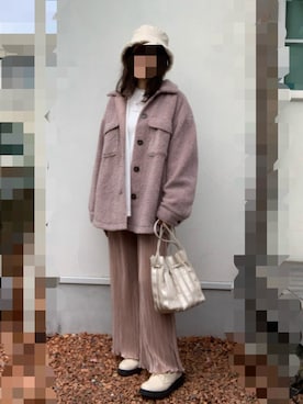 michiさん（レディース・157cm）の冬コーディネート