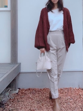 michiさん（レディース・157cm）の冬コーディネート